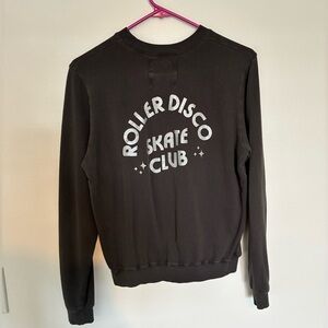 ban.do Roller Disco Skate Club Charcoal Sweater